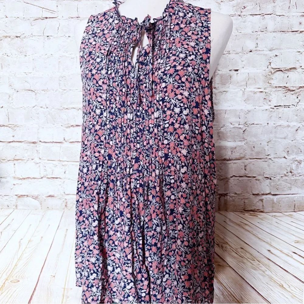 Sanctuary floral sleeveless tunic blouse